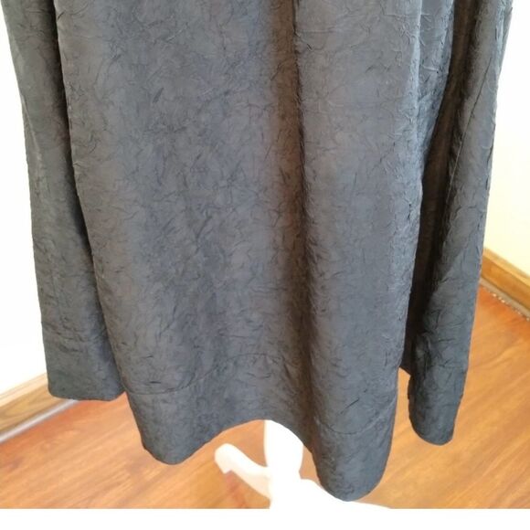 🌸 LANE Bryant Black LBD Sleeveless Knotted scoop Neck Sheath Dress Pockets 22 - Picture 7 of 12